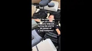 Not just bags, it's a mobile sleep station. #nomatic #foryou #businessowner