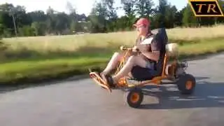 Самодельный картинг # обкатка(GoPed TRQ-DIY)