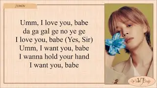 Jimin (지민) - Smeraldo Garden Marching Band (feat. Loco) Easy Lyrics