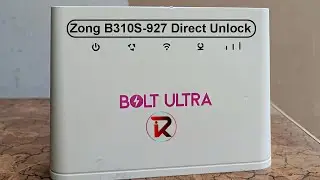 ZONG BOLT ULTRA B310S-927 21.333.01.01.306 ONE CLICK UNLOCK AND NO SERVICE FIX