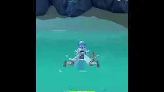 Chongyun learning to swim | Genshin Impact | 