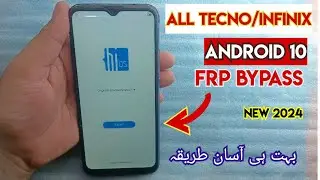 All Tecno Android 10 frp  bypass | Infinix Android 10 Google Account remove | Android 10 frp unlock