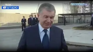 Shavkat Mirziyoyev inspected the progress of construction of the second stage of the Tashkent ele...