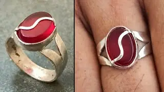 How to make a ring from scrap silver - custom jewellery