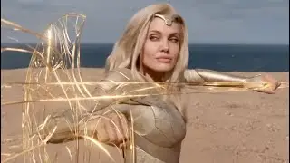 Thena - Powers & Fight Scenes (Eternals)