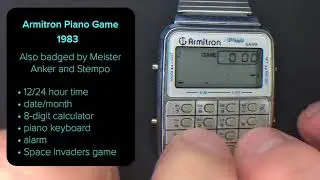 Armitron Piano Game watch (game function)