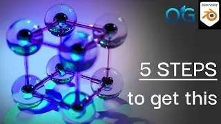 Blender geometry node for beginners. Model Glass cube device.
