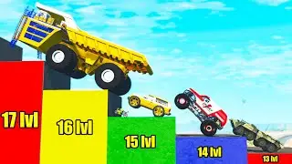 Cars Climb to Highest Level - Beamng drive