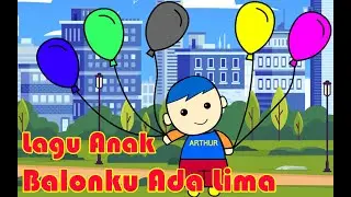 Lagu Balonku Ada Lima | Lirik Lagu Balonku