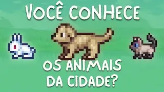 VOCÊ Conhece os ANIMAIS DA CIDADE? - Terraria 1.4.4 #shorts #terraria