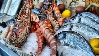 Хуанша Рынок море продуктов и вечерняя прогулка в Парке Гуанчжоу.