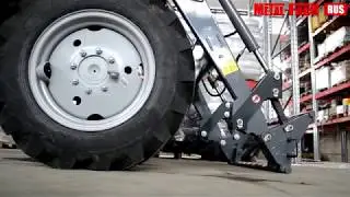 Установка фронтального погрузчика Metal Fach Т219/1 на трактор МТЗ 82.1