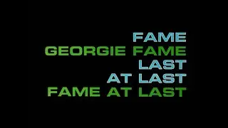 Georgie Fame & The Blue Flames. Fame at Last and recordings 1964-5.