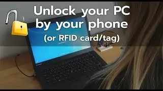Unlock your PC by Arduino using phone, RFID card or RFID tag (ATmega32U4, RFID reader)