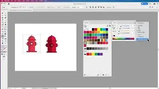 Intro to Illustrator: Eyedropper and Add Selected Color