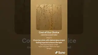 Cost of Our Choice
