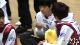 [Fancam] 110123 Seongyeol & L MBC Idol Sport Competition