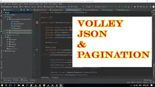 VOLLEY | JSON | Pagination | Load more | android endless pagination | recyclerview scrolllistener