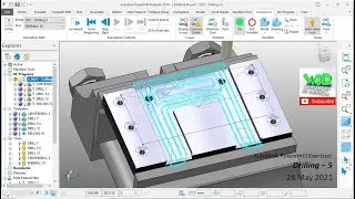 Autodesk Powermill Exercise - Drilling 5