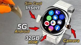 U8 Ultra 5G Android SmartWatch With SimCard Insert & Camera⚡️(3GB RAM + 32GB ROM + GPS + WiFi)