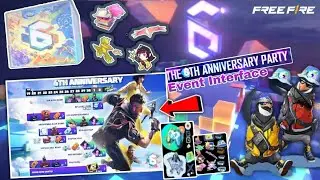 6th Anniversary event interface | 6th Anniversary event Calendar @FreeFireLeaks