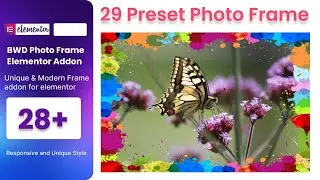 BWD Photo Frame Elementor addon tutorial