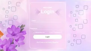 responsive login ui design form with html and css | html and css | login ui design