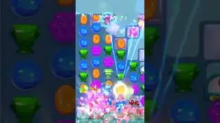Blast Color Boom 💥 | Striped Wrapped Candy 🍬 | In Candy Crush Saga | #shorts #shortsvideo #viral
