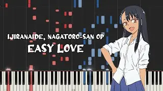 Ijiranaide, Nagatoro-san Op - EASY LOVE by Sumire Uesaka (Piano Tutorial & Sheet Music)