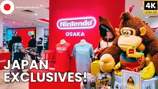 Nintendo Store Osaka 2026 NEW Merch + FULL Tour 🇯🇵 | Japan-Exclusives [4K]