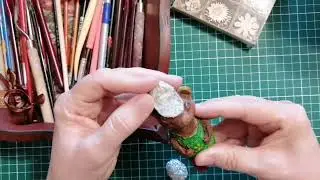 Ёлочные игрушки из папье-маше