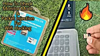 How To Check Monitor Mode And Packet Injection In Wifi Adapter In Hindi  | BlueSpy Tech |
