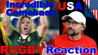 American Coach Reacting to How Faf De Klerk led South Africa the incredible comeback against England