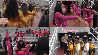 The Mighty Marching Hornets introduce themselves in 2021 Magic City Classic Alabama State University