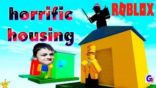 ROBLOX HORRIFIC HOUSING Mister Giga ВОЙНА И ВЫЖИВАНИЕ