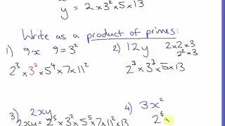 harder HCF and LCM problems