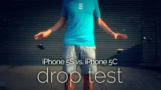 iPhone 5S vs 5C Drop Test in Slow Motion
