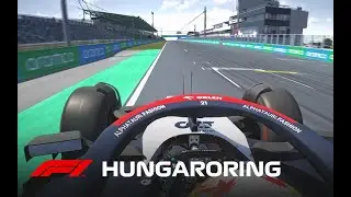 ONBOARD De Vries F1 23 Hungaroring Assetto Corsa