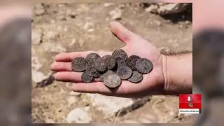 Rare collection of 27 silver roman coins discovered in Sicily