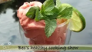 mango & Raspberry icecream