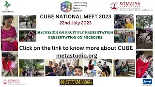 CUBE NATIONAL MEET 2023 (DAY 1, PART 2) FRUIT FLY DISCUSSION ROUND, MICROBES PRESENTATION