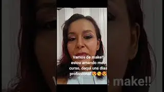 Vamos de make, amando 😃 treinando makes