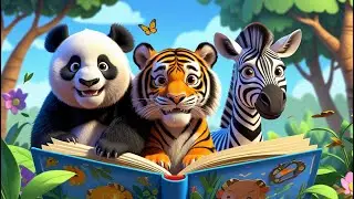 Jungle & Zoo Animals in Motion! 🐯🐼 Magical Animal Learning for Kids