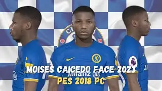 MOISES CAICEDO FACE PES 2018 PC | SIDER | CPK | BY PES UPDATE
