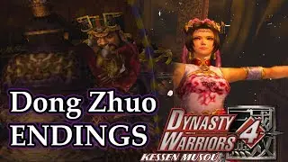 Dynasty Warriors 4 | Dong Zhuo All Endings | (4K 60fps)