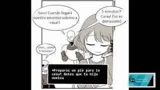 We made a family Undertale comic  (sub esp)