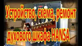Device, diagram, repair of the HANSA oven