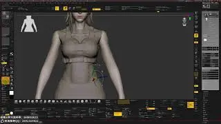 Blender 3D | game character creation | Modeling  | Attachments | ZBrush 3Dmax - Timelapse- Part 1|