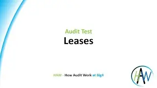 6.43 Audit Test - Leases - Preview