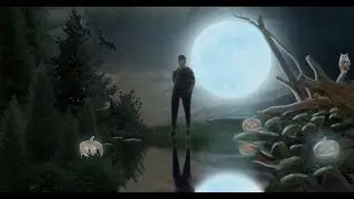 Creating SPOOKY HALLOWEEN THEMED PICTURE-Photoshop Art